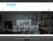 Tablet Screenshot of dokuflex.com